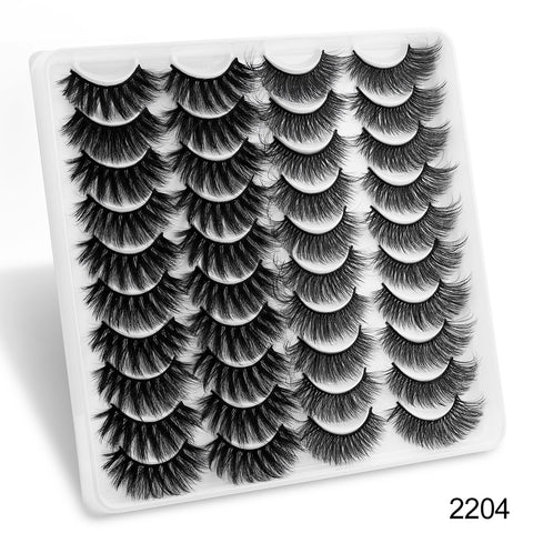 3 or 20 Pairs 3D Different Styles Eye Lashes - Plug Fashions
